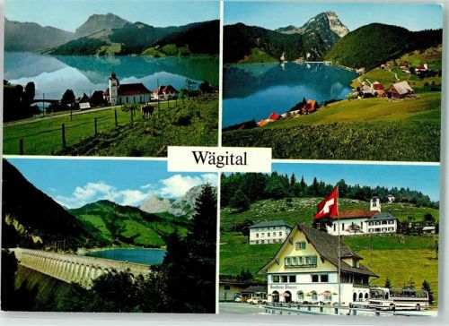 8858 Innerthal Wägital - Gasthaus Stausee Staumauer