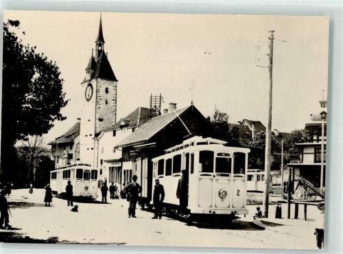 5620 Bremgarten AG - Repro Station Obertor Straßenbahn Sammlung Longo