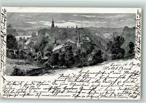 3000 Bern Berne 1898 - Panorama