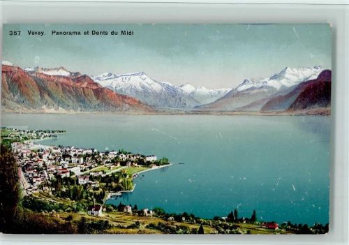 1800 Vevey - Panorama et Dents du Midi