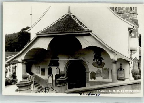 1722 Bourguillon Foto AK Kapelle Notre Dame