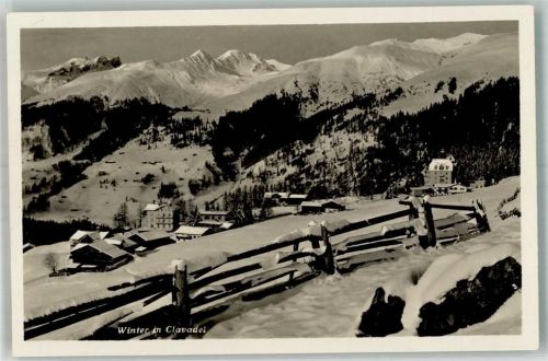 Clavadel 1938 Foto AK Winter