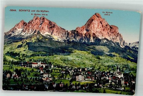 6430 Schwyz Foto AK Mythen