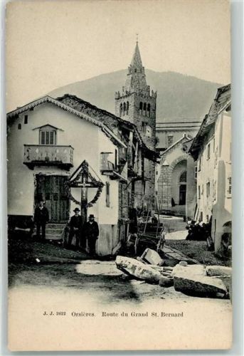 1937 Orsières - Route du Grand St. Bernard