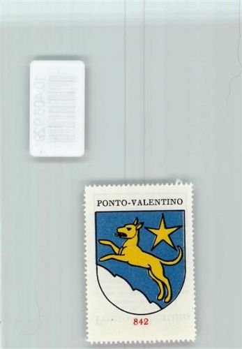 6724 Ponto Valentino - Vignette Wappen Kaffee Hag 1920-1940