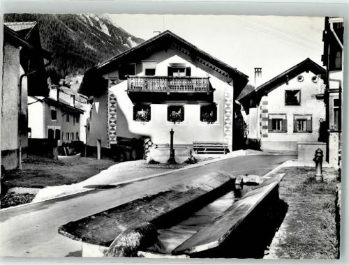 7482 Bergün Bravuogn - Dorfpartie