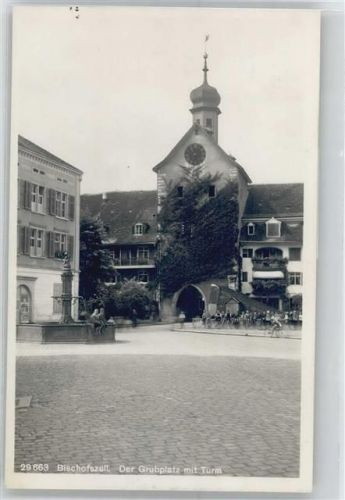 9220 Bischofszell - Grubplatz mit Turm