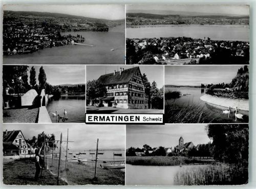 8272 Ermatingen 1957 - Fachwerkhaus Fischer am Untersee