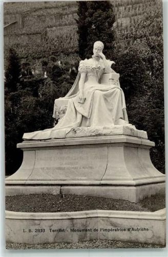1820 Territet - Monument de l'Impératrice d'Autriche