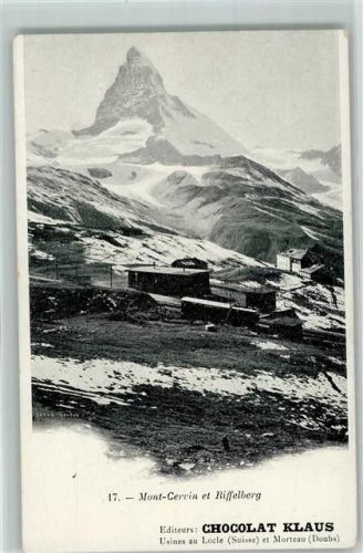 Zermatt Matterhorn Riffelberg Klaus Schokolade