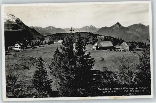 6430 Schwyz - Gasthaus Pension Oberberg AKU1