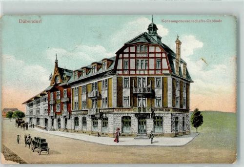 8600 Dübendorf - Konsumgenossenschafts-Gebäude