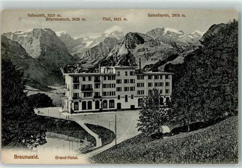 8784 Braunwald 1909 - Grand-Hotel