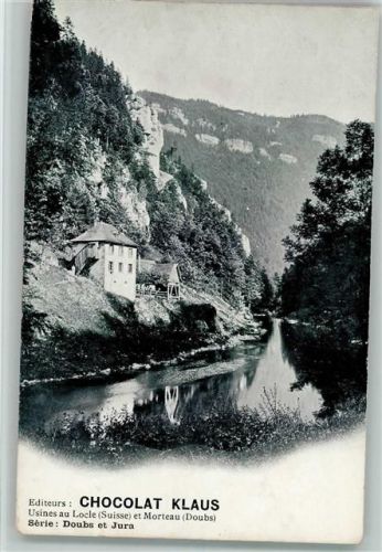 Serie Doubs et Jura - AK Klaus Schokolade 1900