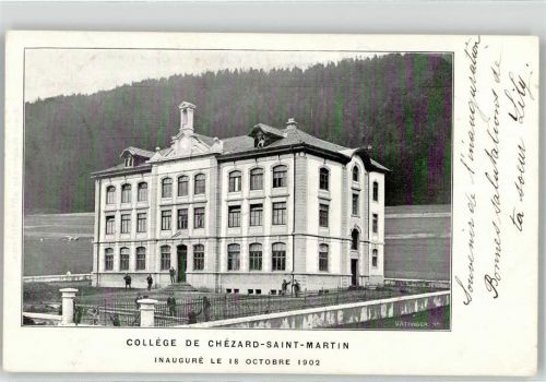 2054 Chézard-Saint-Martin 1902 - College de Chezard