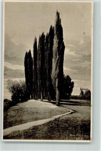 8280 Kreuzlingen 1912 Künstlerkarte sign. Sury Am Schwäbischen Meer Serie I. Nr. 9 Kreuzlinger Strandbild