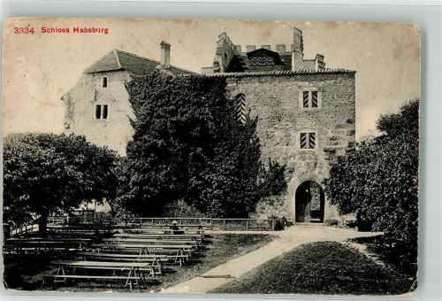 Habsburg Schloss 1909 Gebrauchsspuren