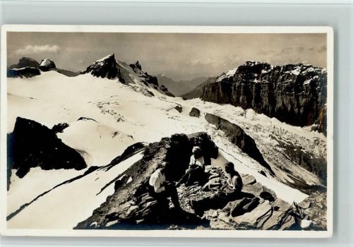 Engelberg Kröntengipfel mit Blick auf Spannörter und Schlossberg Gaberell