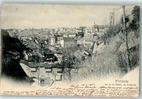 1700 Fribourg Freiburg 1902 - Gotterontal