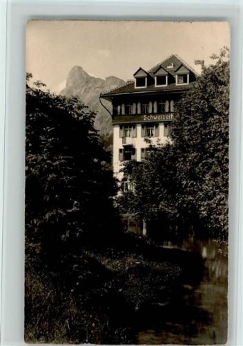 3718 Kandersteg 1926 Foto AK Hotel Schweizerhof, gute Erhaltung AK