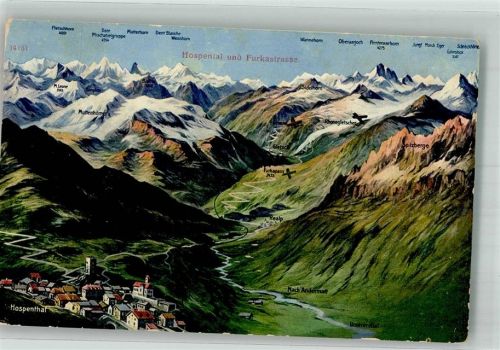 6493 Hospental Foto AK Furkastrasse