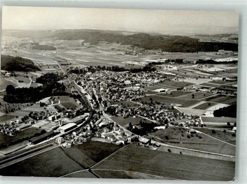 8355 Aadorf 1971 Foto AK Fliegeraufnahme