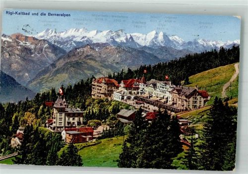 6356 Rigi Kaltbad 1951 Foto AK Hotel