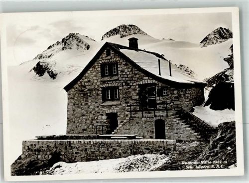 Rotondohütte Winter Hüttenstempel