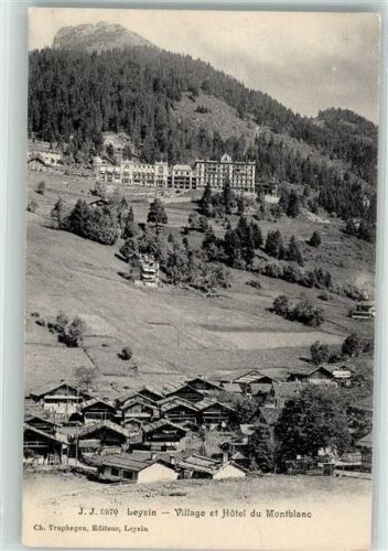 1854 Leysin 1907 - Hotel du Montblanc