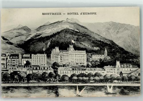 1820 Montreux - Hotel d´Europe Segler