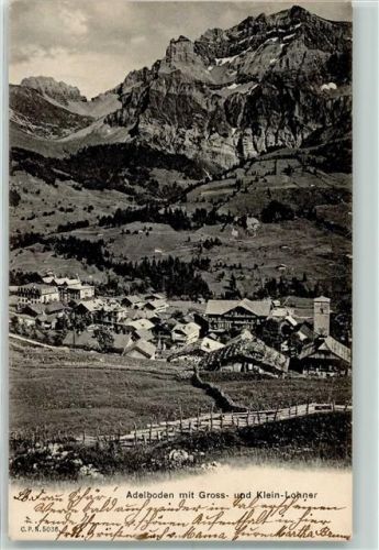 3715 Adelboden BE 1906 - Gross und Klein Lohner