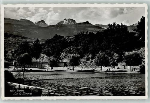 3960 Sierre Foto AK Gerondesee Foto Perrochet