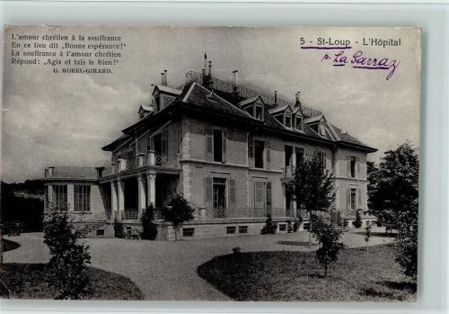 1318 Pompaples St-Loup 1919 - Hospital, gute Erhaltung AK