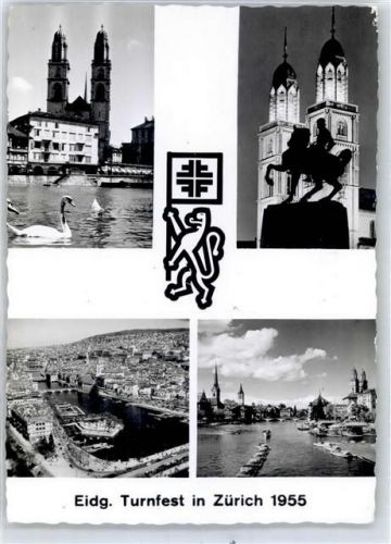 8000 Zürich 1955 - Eidg. Turnfest 1955 Kirche