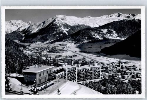7270 Davos Platz - Thurg.-Schaffhauser Heilstätte mit Blick auf Seehorn