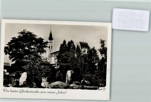 8590 Romanshorn FOTO KEINE AK Foto 10cm x 7cm Neujahrswunsch