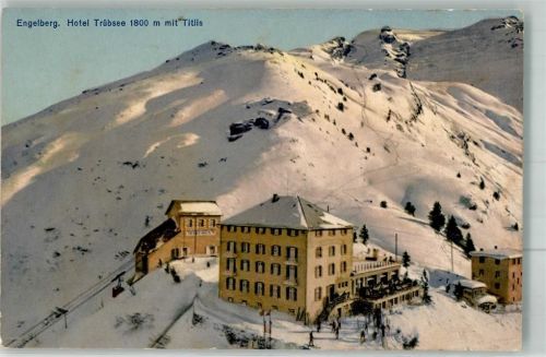 6390 Engelberg Winter Hotel Trübsee Seilbahn