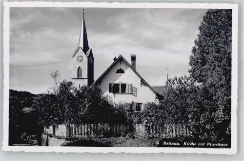 5057 Reitnau - Kirche mit Pfarrhaus