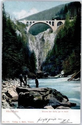 7430 Thusis - 1910, Albulabahn, Solisbrücke