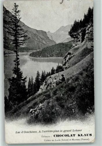 Lac d`Oeschinen AK Klaus Schokolade 1907