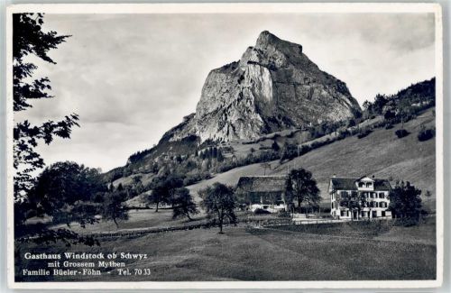 6430 Schwyz - Gasthaus Windstock Großer Mythen