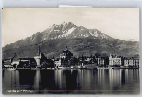 6000 Luzern Lucerne - Gesamtansicht, See, Pilatus AKU2