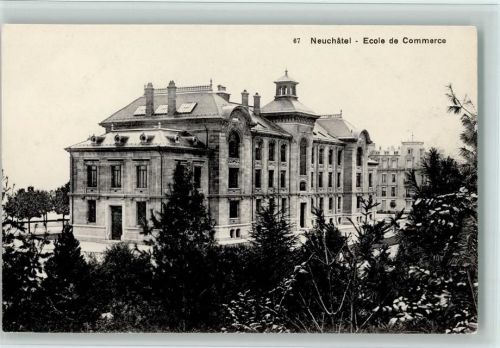 2000 Neuchâtel Neuenburg - Ecole de Commerce Bäume