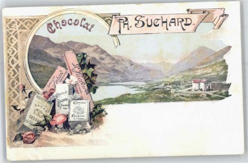 Suchard Schokolade Lithographie