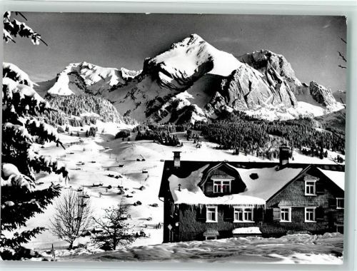 9658 Wildhaus - Skiparadies Obertoggenburg Zollikerheim Säntis Schafberg Winter