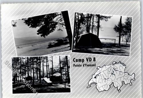 Pointe d` Yvonand - Campingplatz Camp VD 8