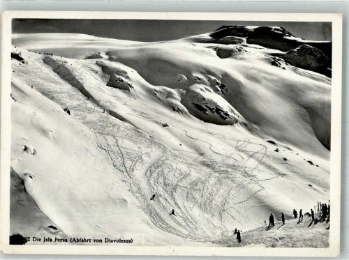 Diavolezza 1960 Winter Isla Persa