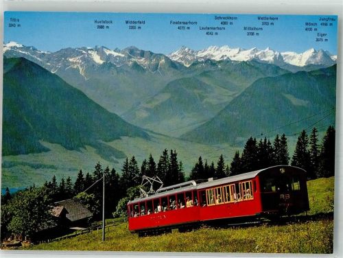 6354 Vitznau Foto AK Bergbahn Vitznau-Rigi-Bahn