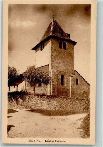 1268 Begnins Foto AK Kirche Nationale