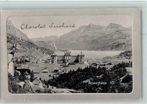 Maloja Chocolat Werbung Nr. 45 - Kursaal - AK Gute Erhaltung Suchard Schokolade